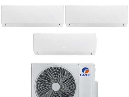 Climatizzatore Condizionatore Gree Trial Split Inverter serie PULAR 7+9+9 con GWHD(24)NK6OO R-32 Wi-Fi Integrato 7000+9000+9000 Discount