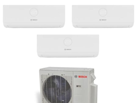 Climatizzatore Condizionatore Bosch Trial Split Inverter serie CLIMATE 3000i 12+12+12 con MS 27 OUE R-32 Wi-Fi Optional 12000+12000+12000 Fashion