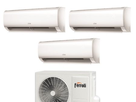 Climatizzatore Condizionatore Ferroli Trial Split Inverter Serie AMBRA M 7+9+9 con 27-3 R-32 Wi-Fi Integrato 7000+9000+9000 - Novità For Discount