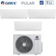 Climatizzatore Condizionatore Gree Trial Split Inverter serie PULAR 12+12+12 con GWHD(24)NK6OO R-32 Wi-Fi Integrato 12000+12000+12000 Online