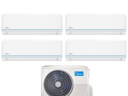 Climatizzatore Condizionatore Midea Quadri Split Inverter serie EVOLUTION 9+9+12+12 con M40B-36HFN8 R-32 Wi-Fi Optional 9000+9000+12000+12000 Online Hot Sale