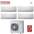 Climatizzatore Condizionatore Toshiba Quadri Split Inverter serie SEIYA 10+10+10+10 (9+9+9+9) RAS-4M27U2AVG-E R-32 Wi-Fi Optional 10000+10000+10000+10000 (9000+9000+9000+9000) For Discount