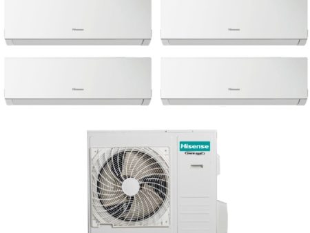 Climatizzatore Condizionatore Hisense Quadri Split Inverter Serie NEW COMFORT 7+12+12+12 con 4AMW105U4RAA R-32 Wi-Fi Optional 7000+12000+12000+12000 on Sale