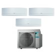 Climatizzatore Condizionatore Daikin Bluevolution Trial Split Inverter serie EMURA WHITE 7+7+9 con 3MXM52N R-32 Wi-Fi Integrato 7000+7000+9000 colore Bianco - Garanzia Italiana Hot on Sale