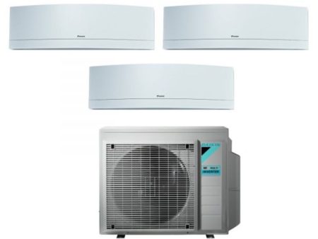 Climatizzatore Condizionatore Daikin Bluevolution Trial Split Inverter serie EMURA WHITE 7+7+9 con 3MXM52N R-32 Wi-Fi Integrato 7000+7000+9000 colore Bianco - Garanzia Italiana Hot on Sale