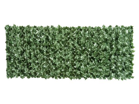 Easycomfort Rotolo di Siepe Artificiale per Balcone e Giardino in PE Anti-UV, Siepe Finta con Foglie Verde Scuro 240x100cm Discount