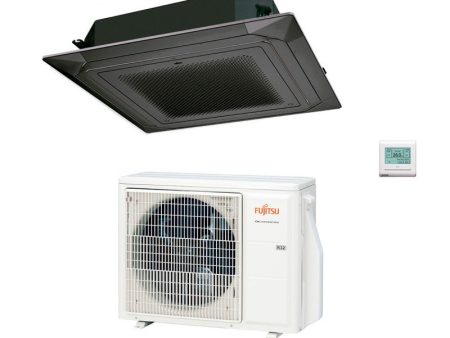 Climatizzatore Condizionatore Fujitsu Cassetta 4 Vie serie ECO KR Circular Flow 24000 Btu R-32 Black Nero AUXG24KRLB - NOVITA  Hot on Sale