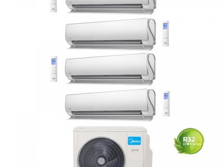 CLIMATIZZATORE CONDIZIONATORE MIDEA QUADRI SPLIT INVERTER serie ULTIMATE COMFORT 9+9+12+12 con M40-36FN8 R-32 Wi-Fi classe A++ 9000+9000+12000+12000 For Discount