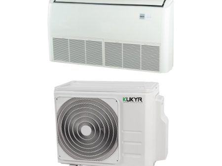 Climatizzatore Condizionatore Kukyr Soffitto Pavimento Inverter 18000 Btu R-32 Wi-Fi Optional con Telecomando Infrarossi Incluso Sale