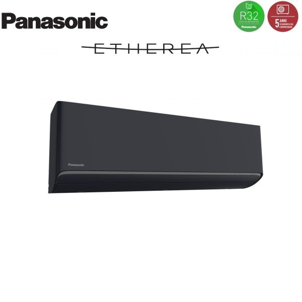 Climatizzatore Condizionatore Panasonic Trial Split Inverter Serie Etherea Dark 7+12+12 con CU-3Z68TBE R-32 Wi-Fi Integrato Colore Grigio Grafite 7000+12000+12000 Sale