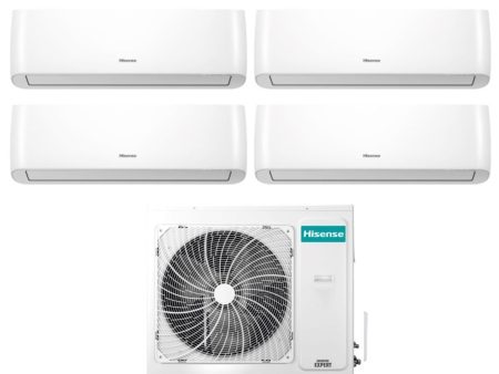 Climatizzatore Condizionatore Hisense Quadri Split Inverter serie ENERGY PRO 12+12+12+12 con 4AMW105U4RAA R-32 Wi-Fi Integrato 12000+12000+12000+12000 - Novità For Sale