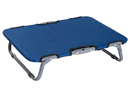 Easycomfort Brandina per Cani Cuccia Lettino Rialzata Pieghevole per Esterno Interno 59x46x15cm, Blu Online