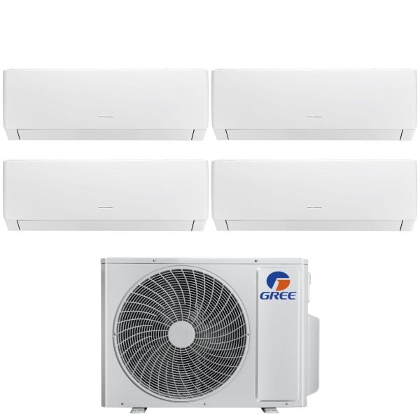 Climatizzatore Condizionatore Gree Quadri Split Inverter serie PULAR 7+9+18+18 con GWHD(36)NK6OO R-32 Wi-Fi Integrato 7000+9000+18000+18000 Online now