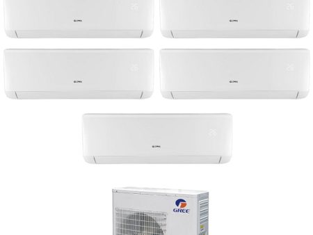 Climatizzatore Condizionatore Gree Penta Split Inverter serie BORA 9+9+9+9+12 GWHD42NK6LO R-32 9000+9000+9000+9000+12000 Online Sale