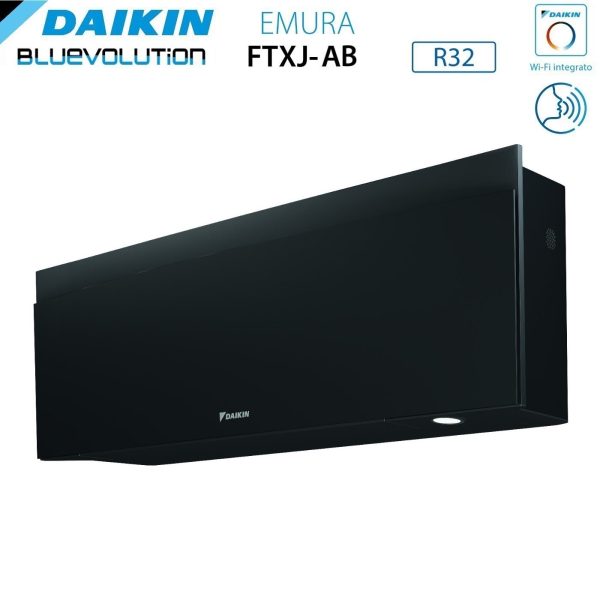 Climatizzatore Condizionatore Daikin Bluevolution Trial Split Inverter serie EMURA BLACK III 9+12+12 con 3MXM68N R-32 Wi-Fi Integrato 9000+12000+12000 Colore Nero - Garanzia Italiana Hot on Sale