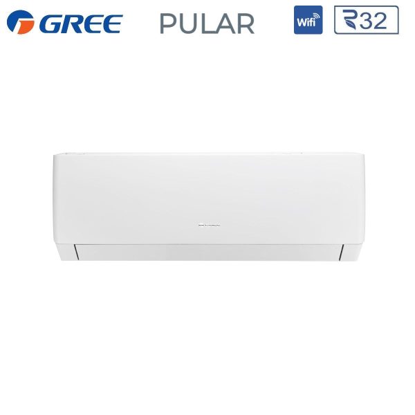 Climatizzatore Condizionatore Gree Trial Split Inverter serie PULAR 12+12+12 con GWHD(24)NK6OO R-32 Wi-Fi Integrato 12000+12000+12000 Online