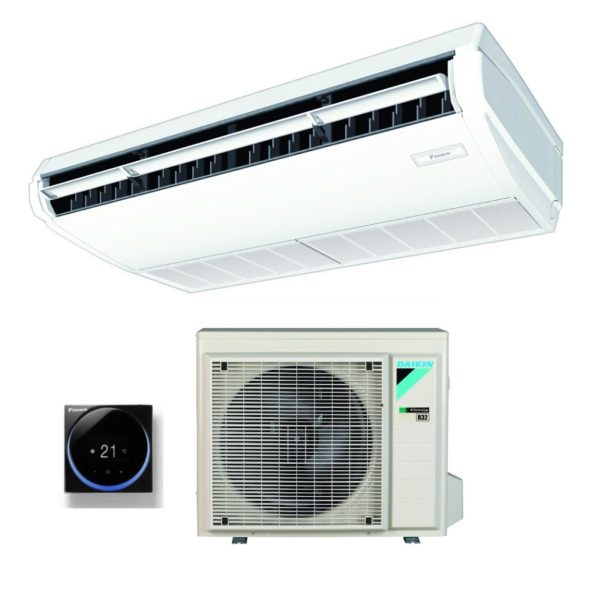 Climatizzatore Condizionatore Daikin Pensile a Soffitto DC Inverter 24000 Btu FHA71A Monofase R-32 Wi-Fi Optional con Comando a Filo Online Hot Sale