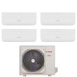 Climatizzatore Condizionatore Bosch Quadri Split Inverter serie CLIMATE 3000i 9+9+9+12 con MS 36 OUE R-32 Wi-Fi Optional 9000+9000+9000+12000 Hot on Sale