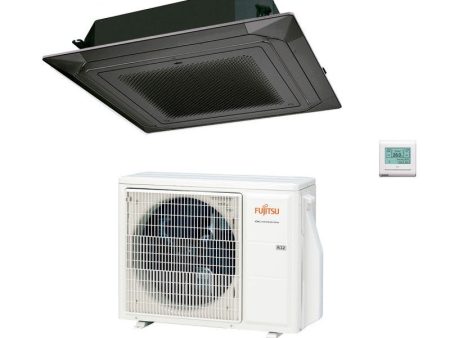 Climatizzatore Condizionatore Fujitsu Cassetta 4 Vie serie ECO KR Circular Flow 45000 Btu R-32 cod. 3NGF88455 Black Nero AUXG45KRLB - NOVITA  Fashion