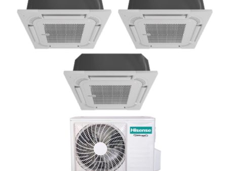 Climatizzatore Condizionatore Hisense Trial Split a Cassetta 12+12+12 con 3AMW72U4RFA R-32 Wi-Fi Optional 12000+12000+12000 - Novità Supply