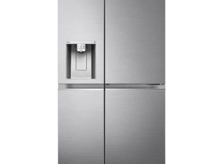 Frigoriero LG Smart Side by side GSJV91PZAE 635 Litri Classe energetica E (A179xL91xP73,5) Total No Frost 
Funzione Ghiaccio tritato Frost Door-in-Door™ Wi-Fi con SmartThinq™ Inox Discount