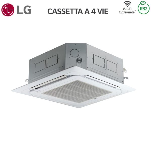 Unità interna a LG Cassetta a 4 Vie 12000 Btu CT12F R-32 Wi-Fi Optional con Pannello Incluso Supply