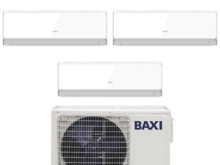 Climatizzatore Condizionatore Baxi Trial Split Inverter Serie HALO BIANCO 9+9+12 con LSGT70-3M R-32 Wi-Fi Integrato 9000+9000+12000 Sale