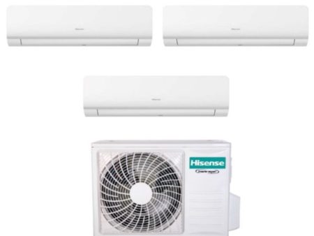 Climatizzatore Condizionatore Hisense Trial Split Inverter serie NEW ENERGY 7+9+9 con 3AMW72U4RFA R-32 Wi-Fi Integrato 7000+9000+9000 - Novità For Cheap