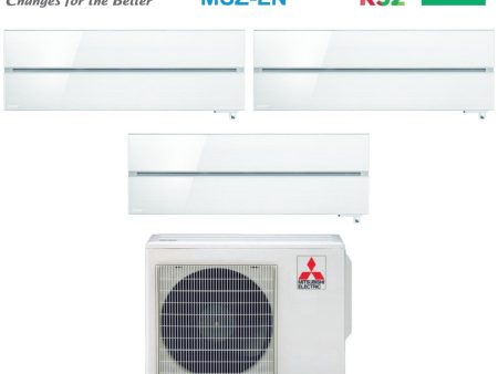 Climatizzatore Condizionatore Mitsubishi Electric Trial Split Inverter serie Kirigamine Style MSZ-LN 9+9+9 con MXZ-3F54VF Pearl White R-32 Wi-Fi Integrato Colore Bianco Perla 9000+9000+9000 Online now