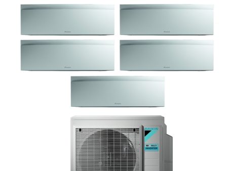 Climatizzatore Condizionatore Daikin Bluevolution Penta Split Inverter serie EMURA WHITE III 9+9+9+9+18 con 5MXM90N R-32 Wi-Fi Integrato 9000+9000+9000+9000+18000 Colore Bianco - Garanzia Italiana Cheap