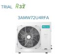 Climatizzatore Condizionatore Hisense Trial Split Inverter Serie NEW COMFORT 7+7+18 con 3AMW72U4RFA R-32 Wi-Fi Optional 7000+7000+18000 - New For Discount