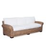 Divano LUNA in Abaca 3 Posti Con Cuscini 262x93x75H cm Supply