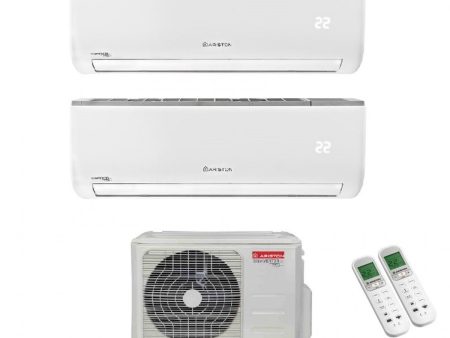 CLIMATIZZATORE CONDIZIONATORE ARISTON DUAL SPLIT INVERTER serie NEVIS 12+12 con DUAL 55 XD0B-O 12000+12000 Discount