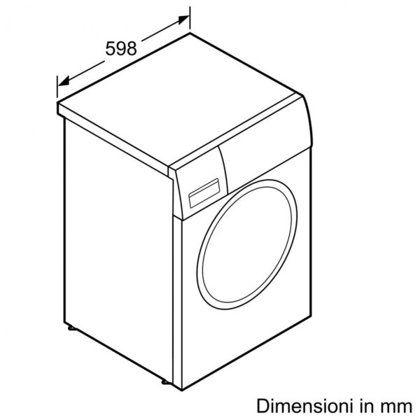 Asciugatrice a Condensazione Bosch 8 Kg a Carica Frontale Serie 4 EasyClean WTH83008II Classe A+ Cheap