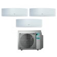 Climatizzatore Condizionatore Daikin Bluevolution Trial Split Inverter serie EMURA WHITE 9+9+9 con 3MXM52N R-32 Wi-Fi Integrato 9000+9000+9000 colore Bianco - Garanzia Italiana For Discount