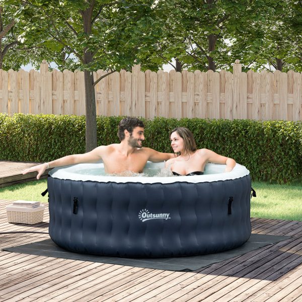 EasyComfort Piscina Idromassaggio Gonfiabile e Riscaldante fino 42℃ con 108 Getti, per 4 Persone Discount