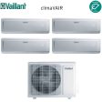 Climatizzatore Condizionatore Vaillant Quadri Split Inverter serie CLIMAVAIR PLUS VAI 8 9+9+9+9 con VAF8-080W4NO R-32 9000+9000+9000+9000 Hot on Sale