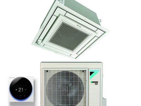 Climatizzatore Condizionatore Daikin a Cassetta Fully Flat 9000 Btu FFA25A9 R-32 Wi-Fi Optional con Griglia Inclusa Classe A++ A+ - Garanzia Italiana Fashion