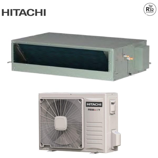 Climatizzatore Condizionatore Hitachi Canalizzato Canalizzabile Inverter serie Primary 48000 Btu RPIL-6.0UFE1NH + RAS-6.0UFESNH1 R-32 For Discount