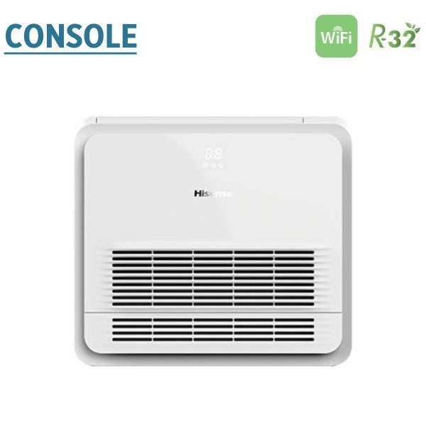 Climatizzatore Condizionatore Hisense Trial Split Console 9+9+9 con 3AMW62U4RFA R-32 Wi-Fi Optional Con Telecomando di Serie 9000+9000+9000 - Novità Online