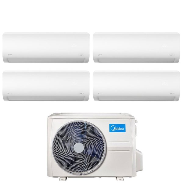 Climatizzatore Condizionatore Midea Quadri Split Inverter serie XTREME 9+12+12+12 con M4O-36FN8 R-32 Wi-Fi Integrato 9000+12000+12000+12000 - Novità Cheap