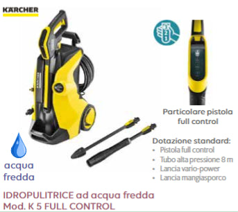 Idropulitrice Karcher Modello K5 Full Control 94162 on Sale