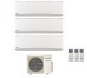 Climatizzatore Condizionatore Panasonic Trial Split Inverter serie ETHEREA WHITE 9+9+12 con CU-3Z68TBE R-32 Wi-Fi Integrato Colore Bianco 9000+9000+12000 For Sale