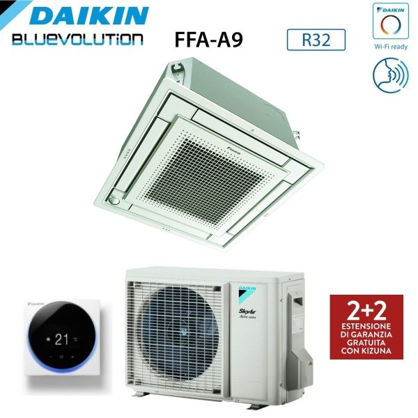 Climatizzatore Condizionatore Daikin a Cassetta Fully Flat 21000 BTU FFA60A9 + RZAG60A R-32 Wi-Fi Optional con Comando a Filo e Griglia Inclusi on Sale