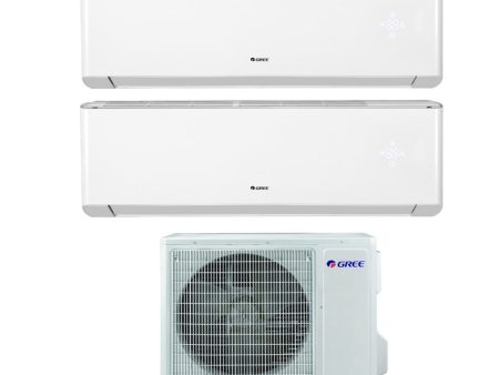 Climatizzatore Condizionatore Gree Dual Split Inverter serie AMBER 9+9 con GWHD18NK6KO R-32 Wi-Fi Integrato 9000+9000 Online now