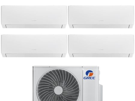 Climatizzatore Condizionatore Gree Quadri Split Inverter serie PULAR 7+7+9+24 con GWHD(36)NK6OO R-32 Wi-Fi Integrato 7000+7000+9000+24000 Hot on Sale