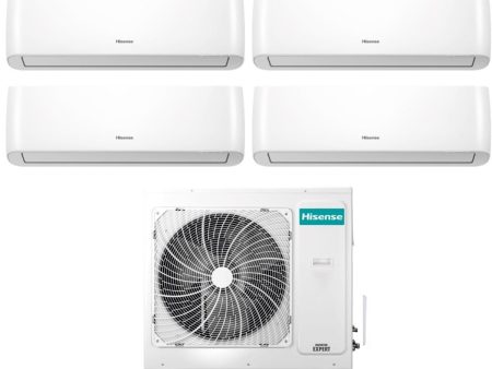 Climatizzatore Condizionatore Hisense Quadri Split Inverter serie ENERGY PRO 9+9+12+12 con 4AMW81U4RAA R-32 Wi-Fi Integrato 9000+9000+12000+12000 - Novità Sale