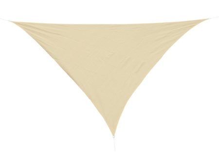 EASYCOMFORT Tenda da sole triangolare, beige, 4x4x4m Discount