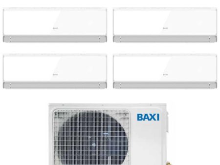 Climatizzatore Condizionatore Baxi Quadri Split Inverter Serie HALO BIANCO 9+9+9+9 con LSGT100-4M R-32 Wi-Fi Integrato 9000+9000+9000+9000 Cheap