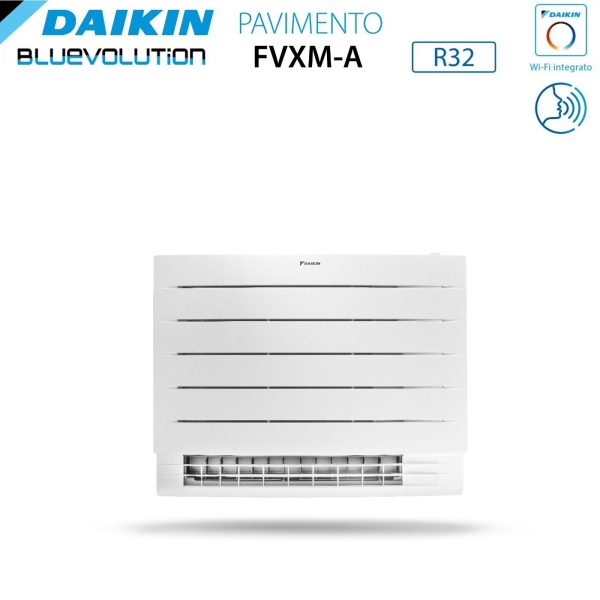 Climatizzatore Condizionatore Daikin a Pavimento Dual Split serie PERFERA FVXM-A 9+12 con 2MXM50A R-32 Wi-Fi Integrato 9000+12000 Con Telecomando ad Infrarossi Incluso Garanzia Italiana Cheap